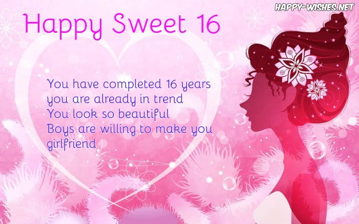 sweet 16 happy birthday quotes 16th wishes th years completed