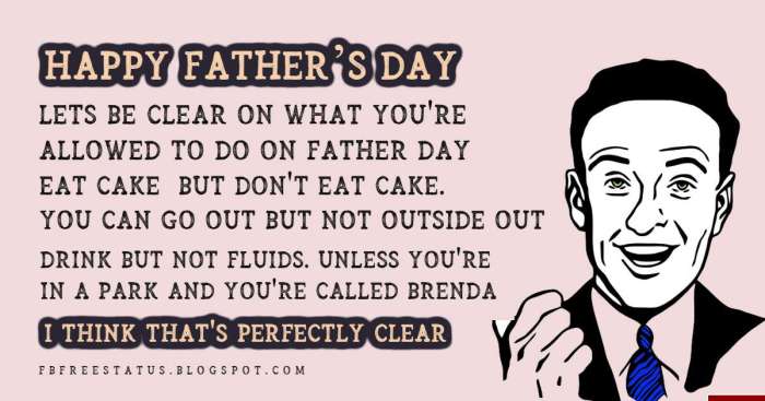 happy fathers day funny message