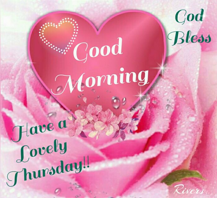 good morning thursday flowers images and messages terbaru