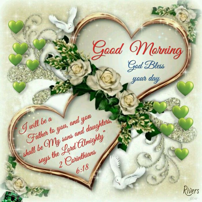 good morning message for god
