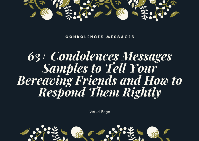 replying to condolences messages