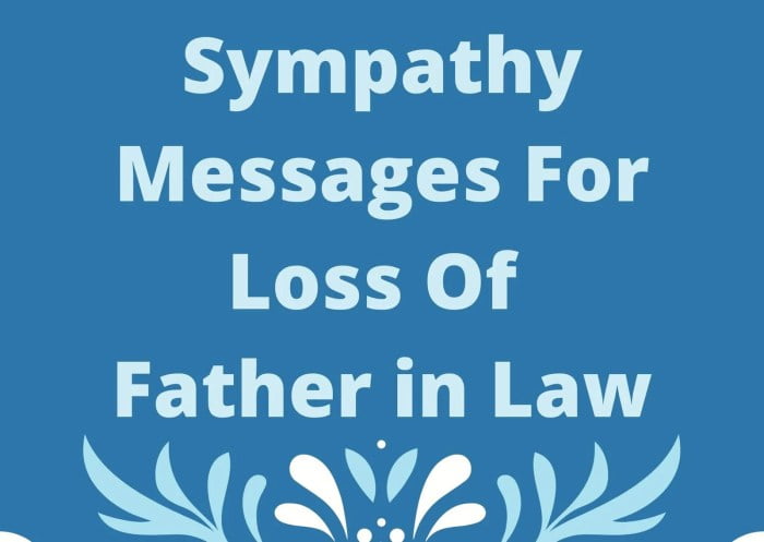 condolence messages for father in law terbaru