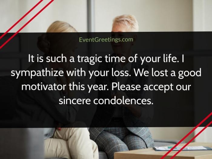 short condolence message to coworker