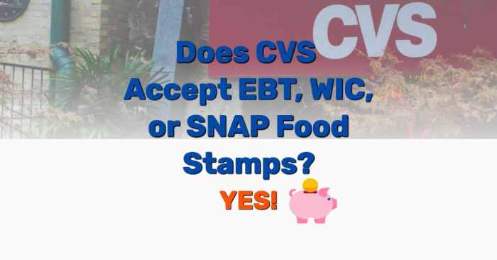 does cvs accept food stamps