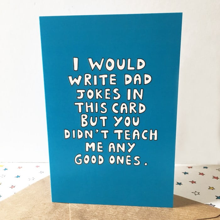 fathers day card message funny
