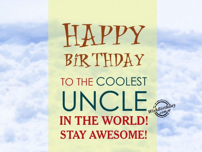 birthday messages for a uncle