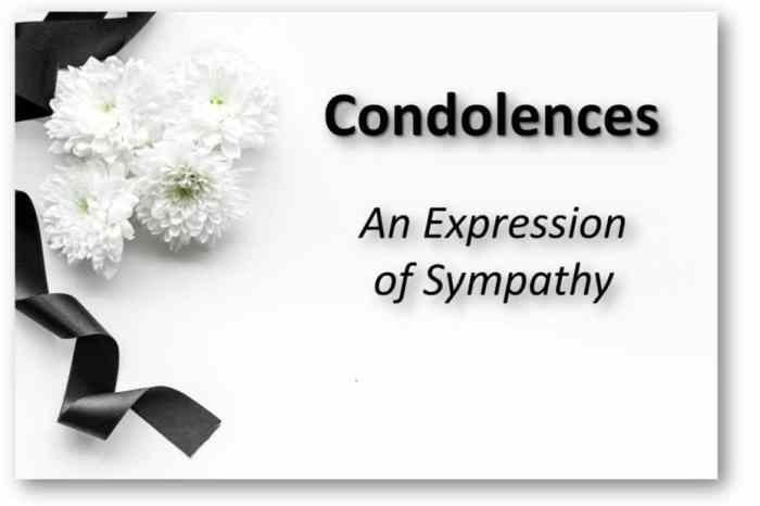 simple condolence messages