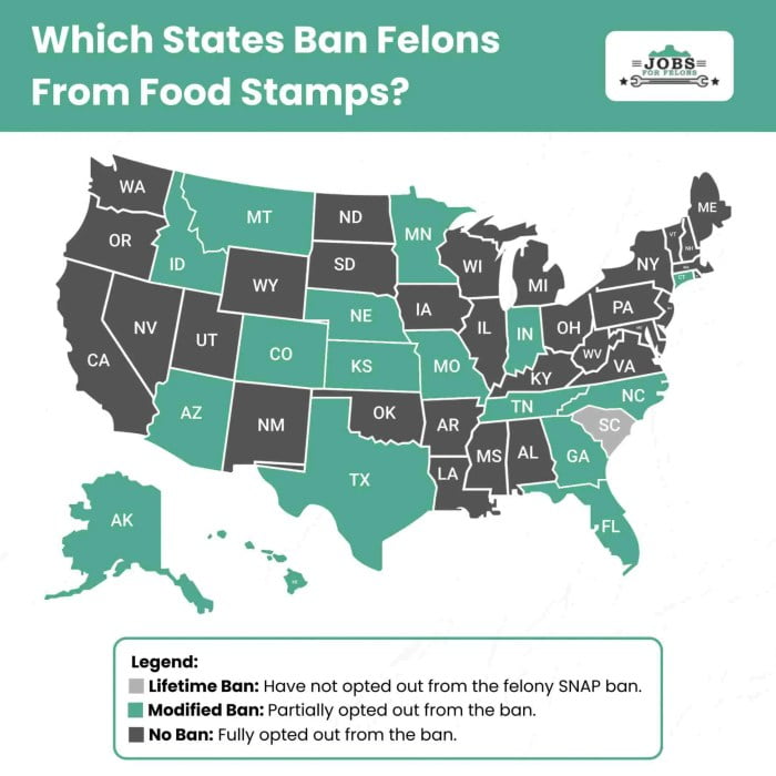 which states ban felons from food stamps terbaru