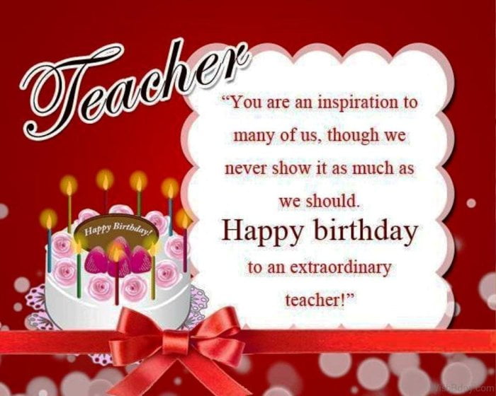 teacher birthday wishes happy inspiration wish messages greetings wordings wishing very many snydle