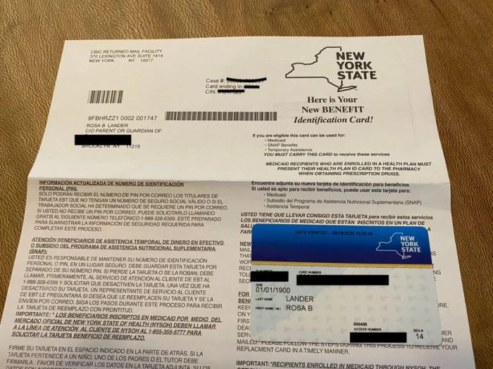 can you track ebt card in the mail