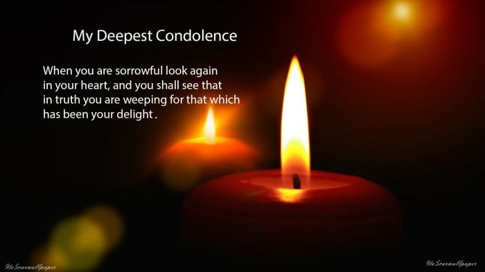 hearty condolence messages terbaru