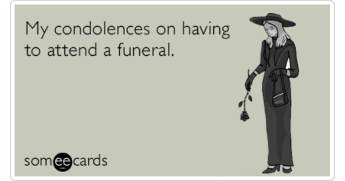 funny condolence messages
