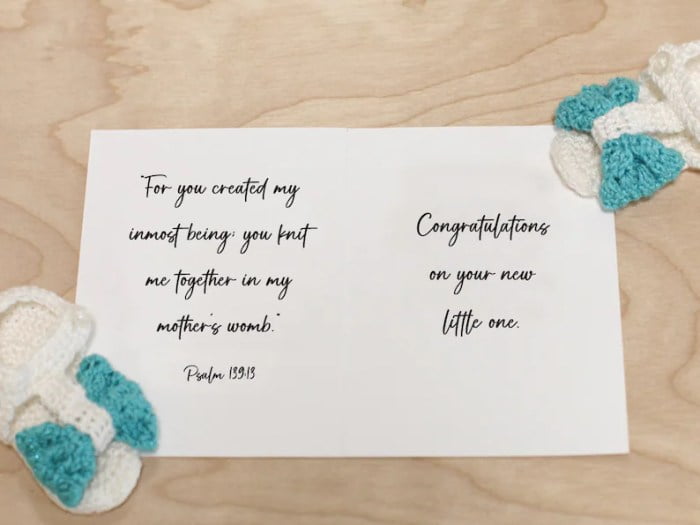 Religious Baby Shower Card Messages: Celebrating New Life with Faith ...
