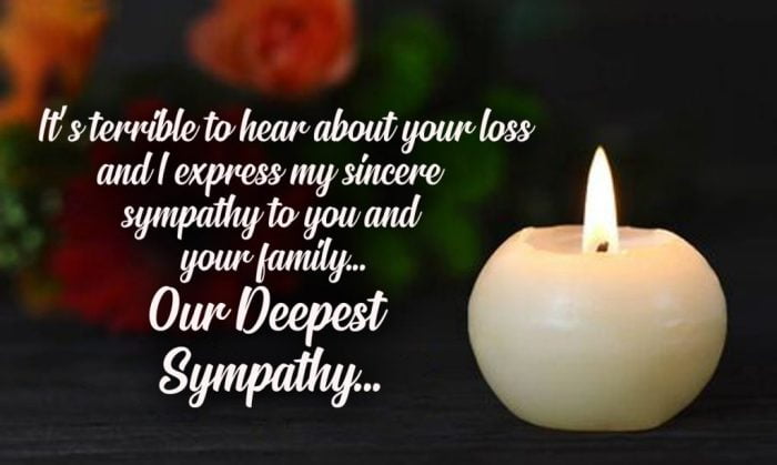 death of a daughter condolence message