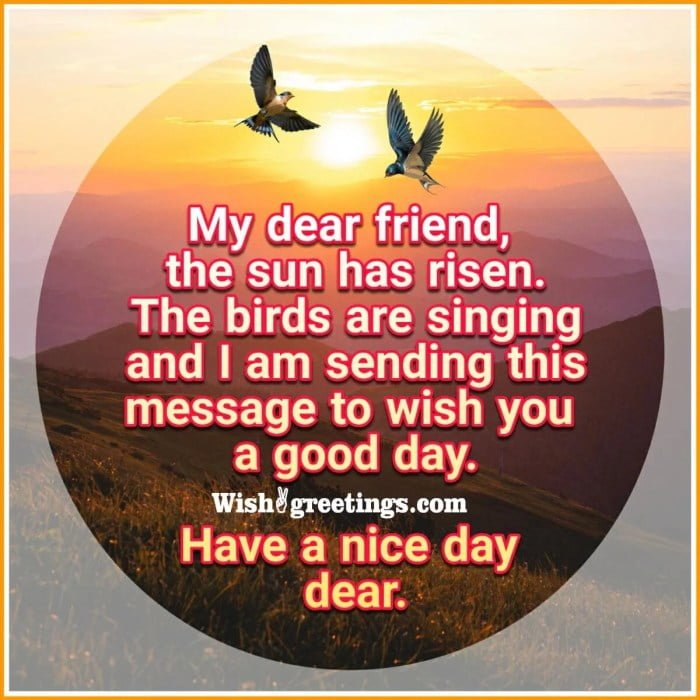 good day wishes for friends terbaru