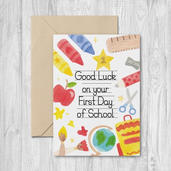 good luck first day of school wishes for girl